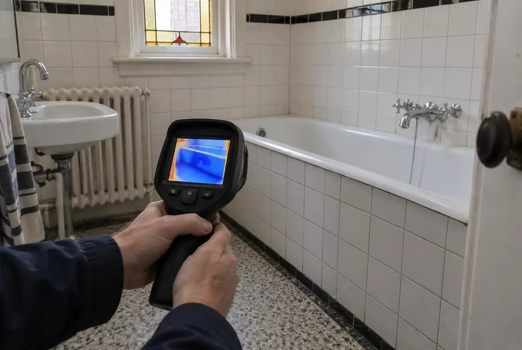 Lekdetectie Lopik – onderzoek in een badkamer van een oudere woning